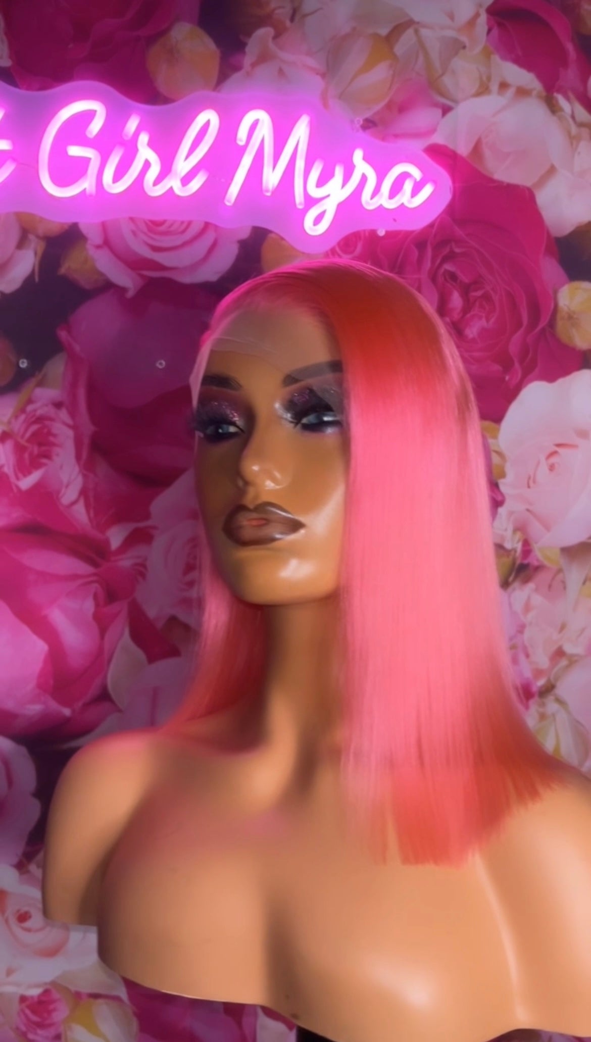 13x4 Valentine edition pink bob